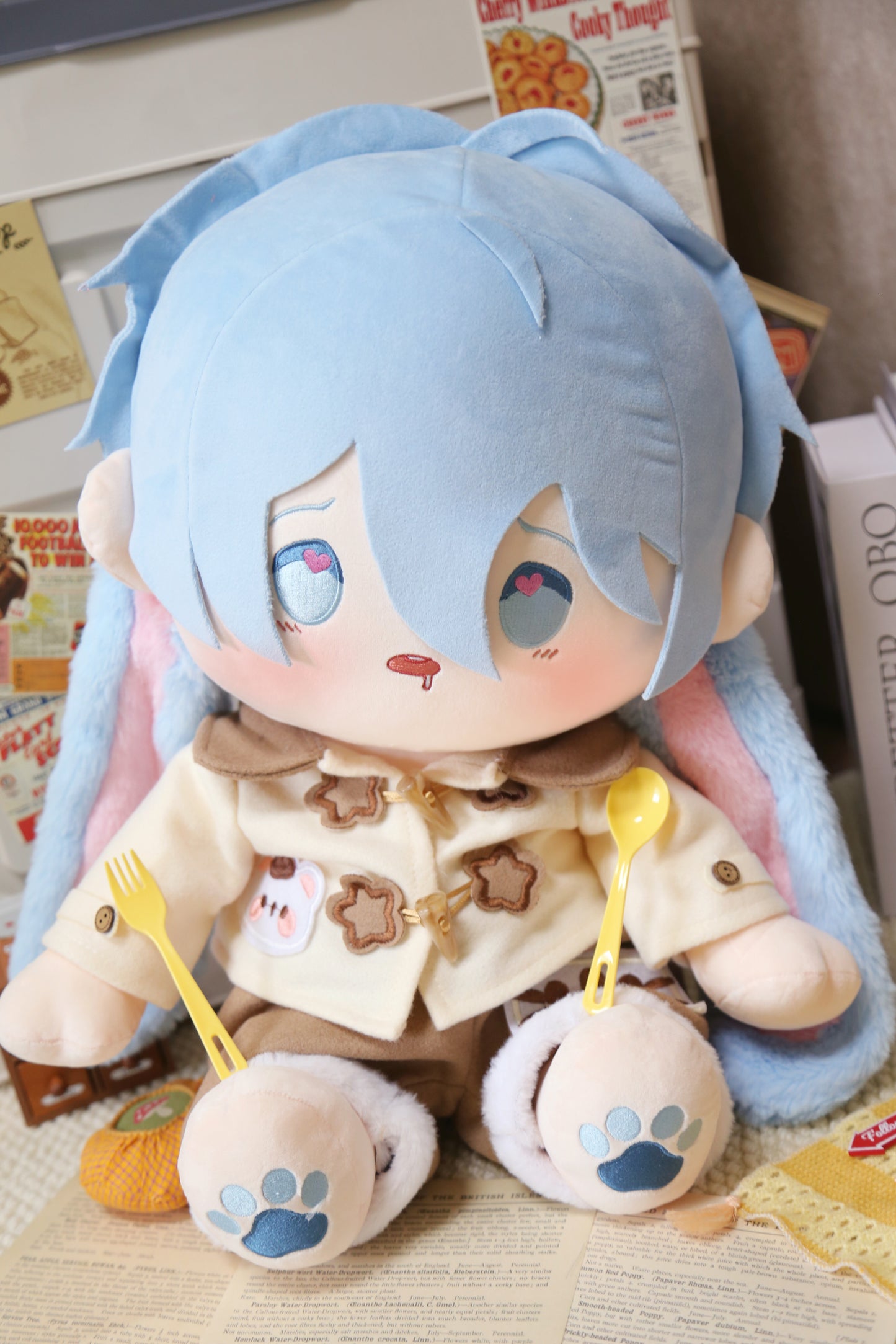 Peluche soufflée au chewing-gum