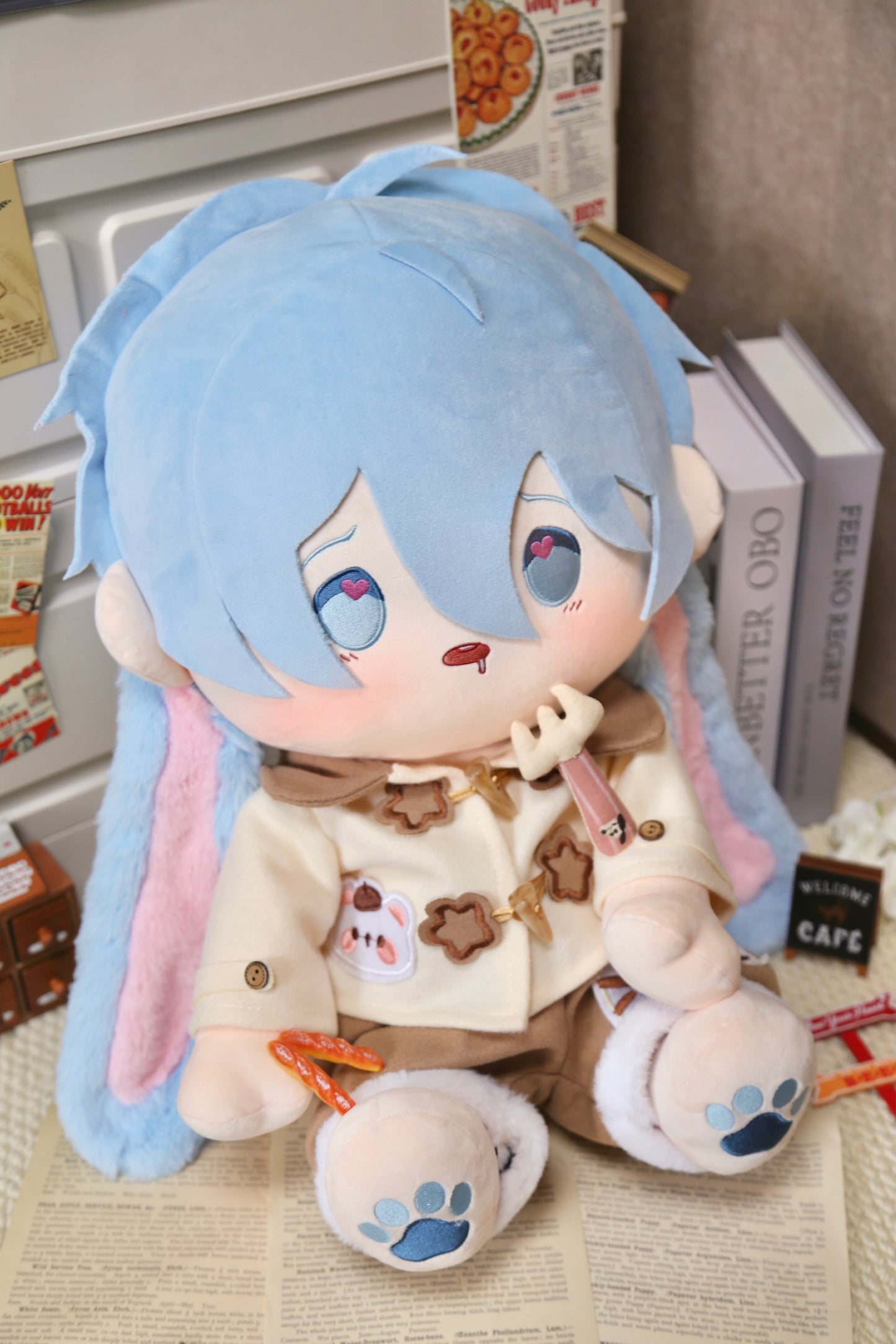 Peluche soufflée au chewing-gum