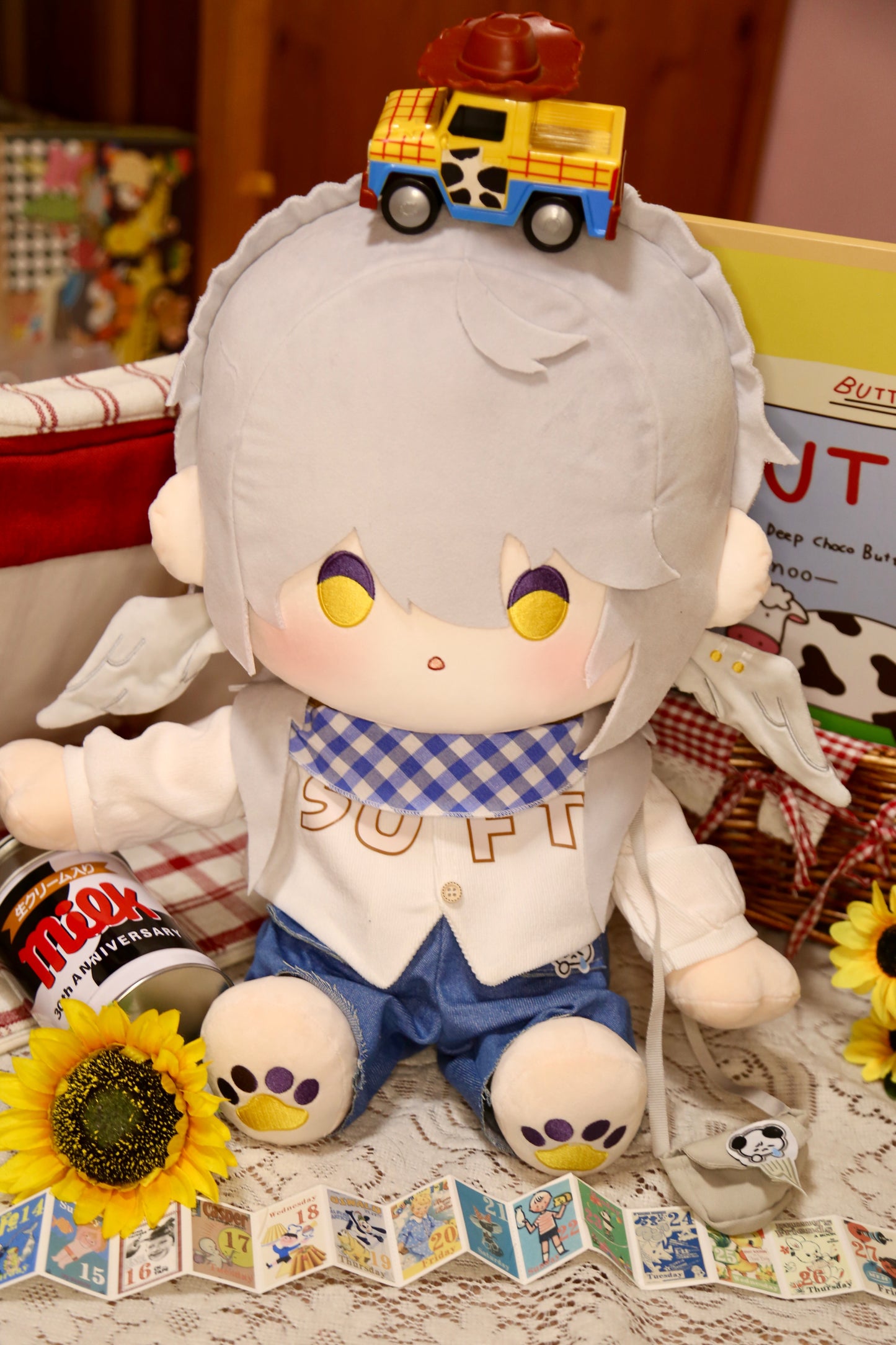 Lavendel Macaron Plüsch