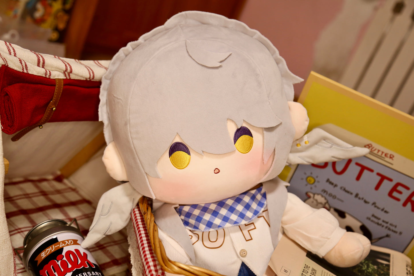 Lavendel Macaron Plüsch