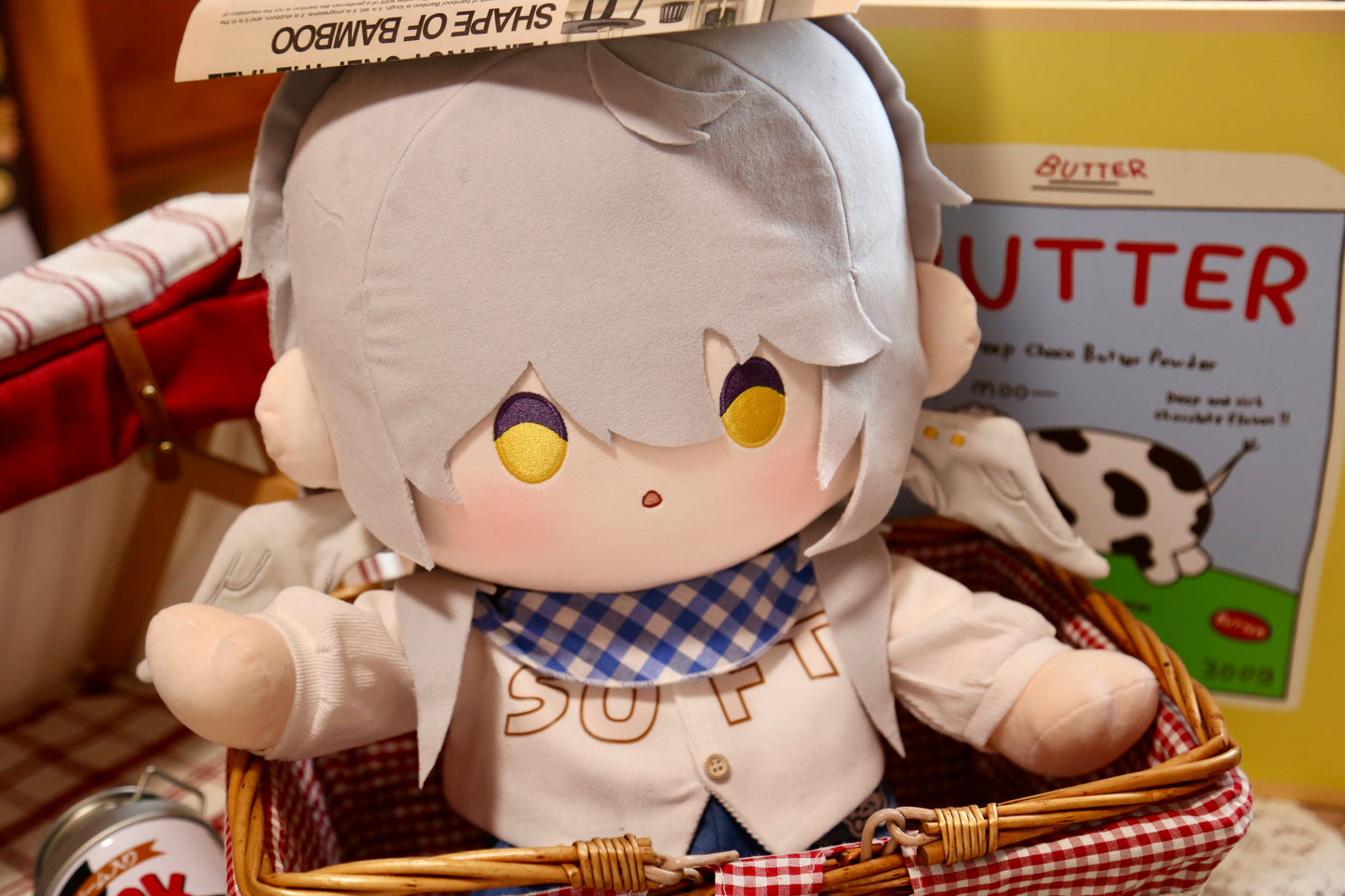 Lavendel Macaron Plüsch