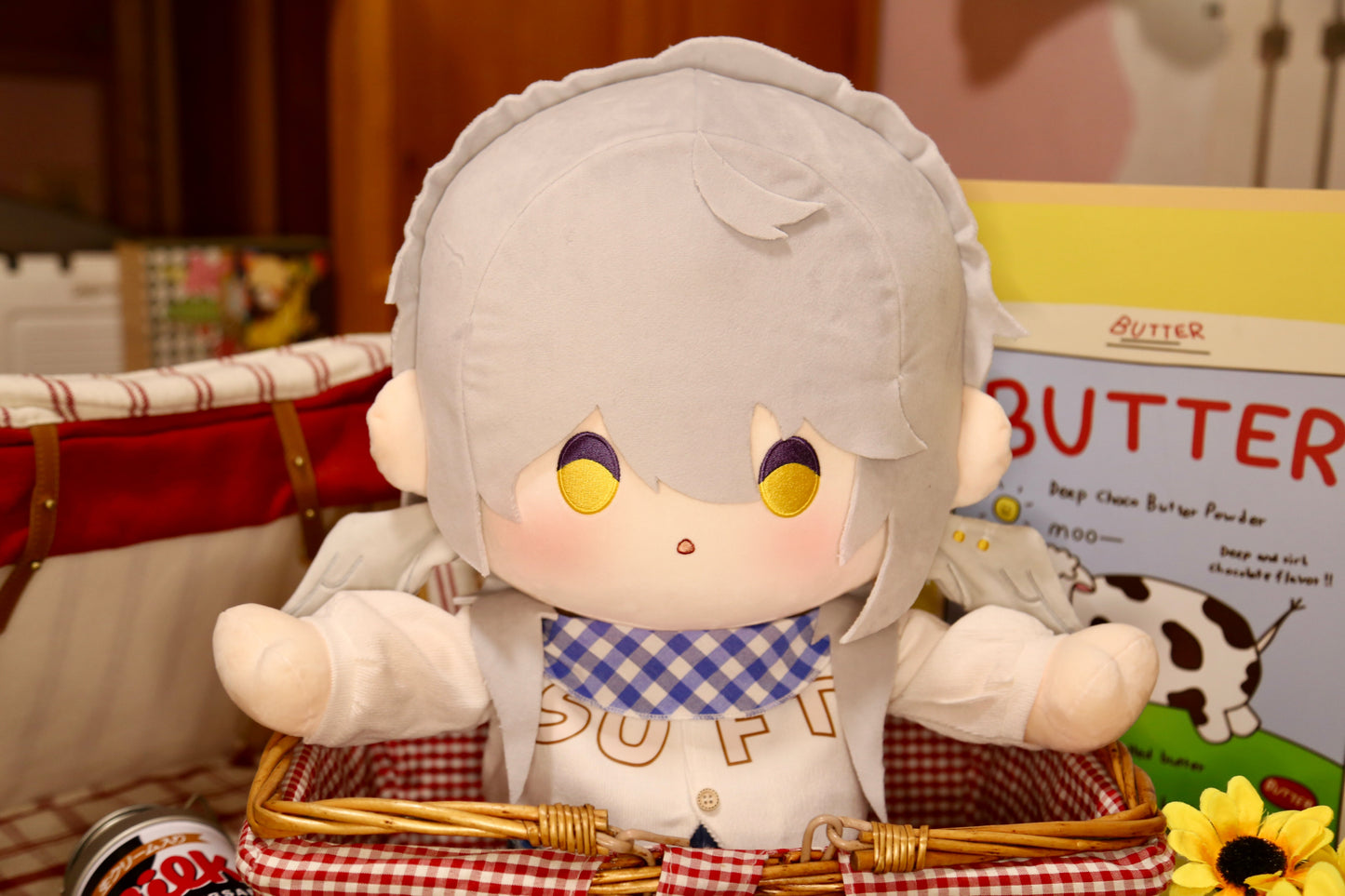 Lavendel Macaron Plüsch