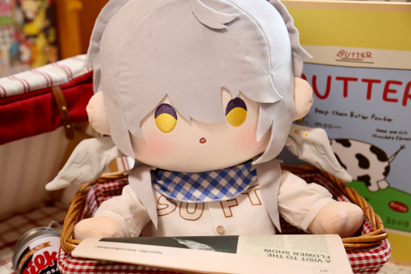 Lavendel Macaron Plüsch