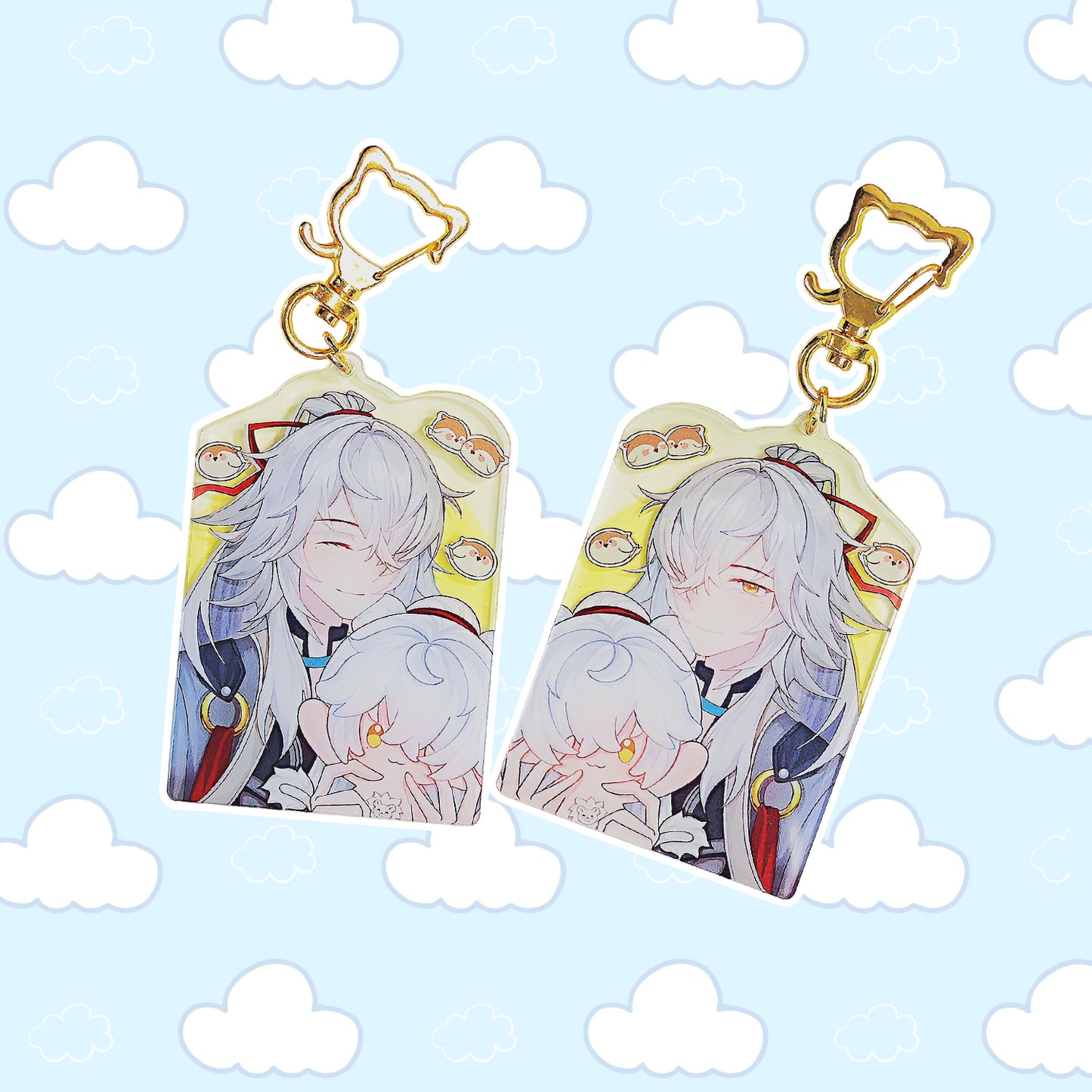 Original Plush Customized Design Honkai: Star Rail Jing Mimi Pendant Double Expression