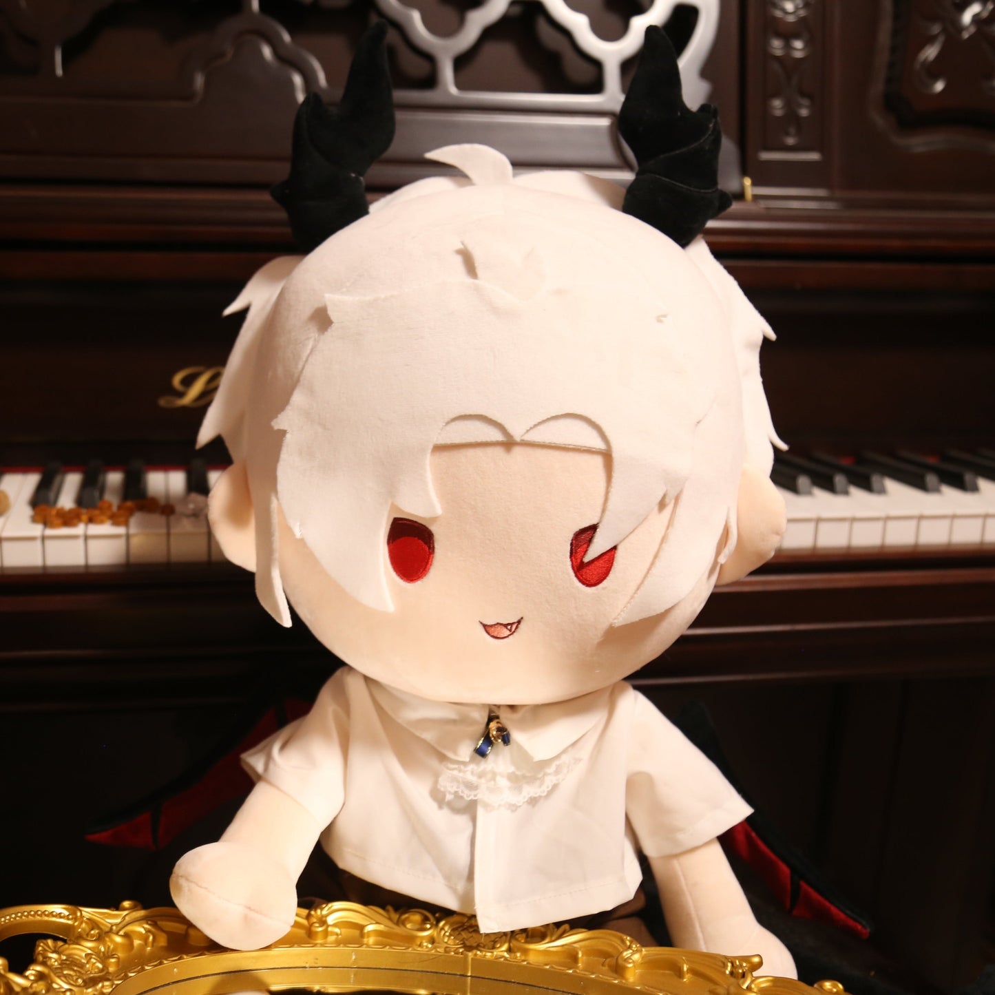 Black Forest Gateau Plush - Whispering Cloud - 40cm Love And Deepspace Sylus Plush Sylus Plushies Original Customized Design