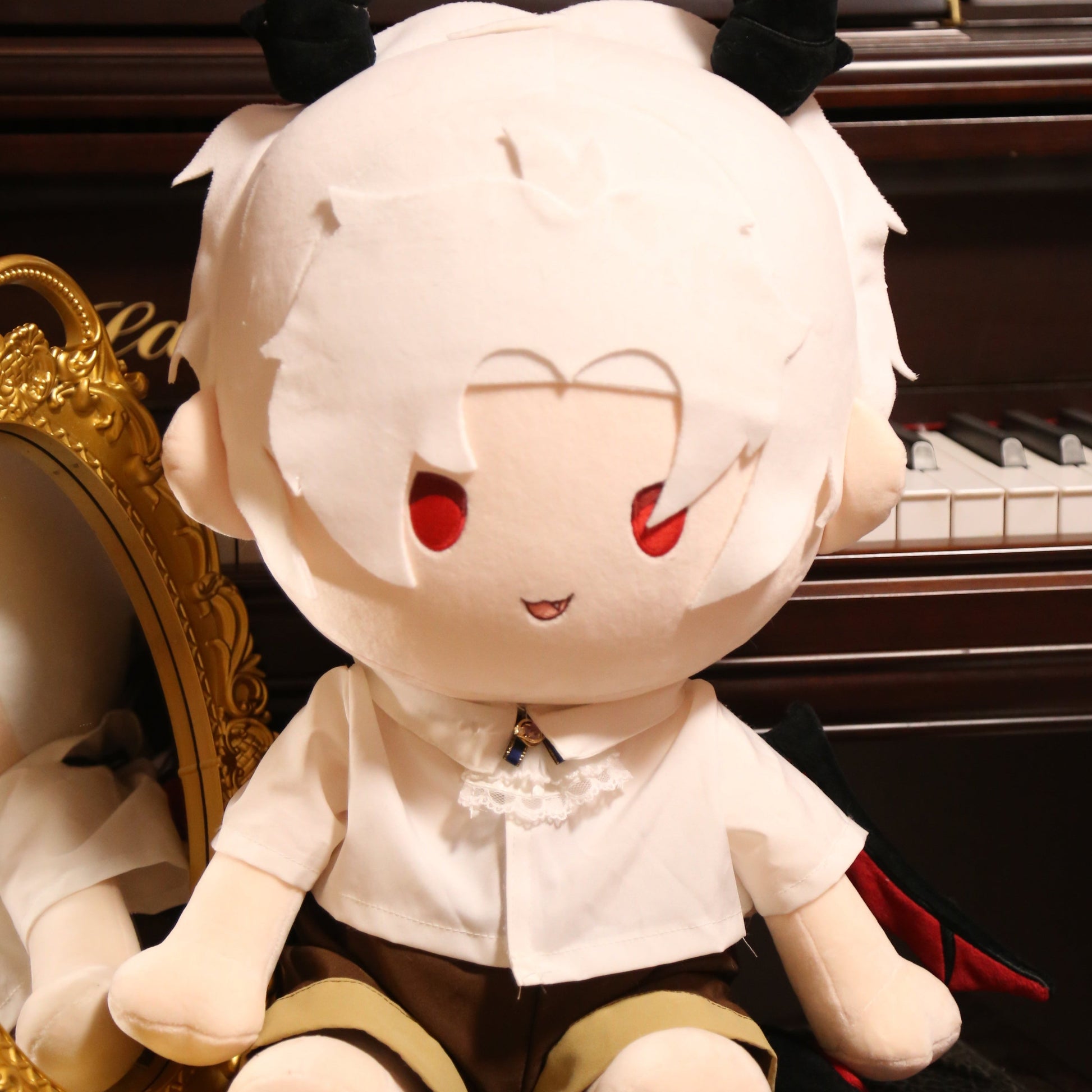 Black Forest Gateau Plush - Whispering Cloud - 40cm Love And Deepspace Sylus Plush Sylus Plushies Original Customized Design