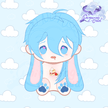 Bubblegum Soufflé Plush - Whispering Cloud - Original Plush NU: Carnival Customized Design Bubblegum Soufflé 40cm Peluche