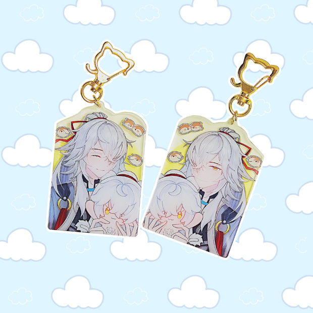 Jing Mimi Plush | In Stock - Whispering Cloud - Honkai: Star Rail Jing Mimi Charm Double Expression Jing Yuan Keyring Original Plush Customized Design