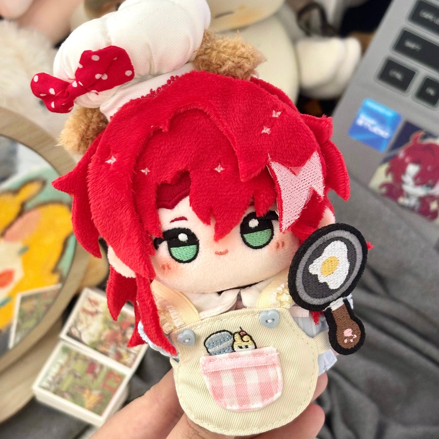 Rosa Cake Plush - Whispering Cloud - Original Plush Customized Design Honkai: Star Rail Rosa Cake 10cm Plushie
